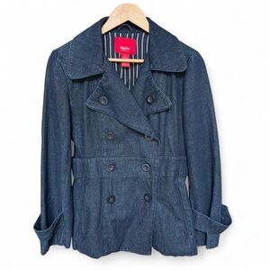 Mossimo Denim Double Breasted jacket Size M